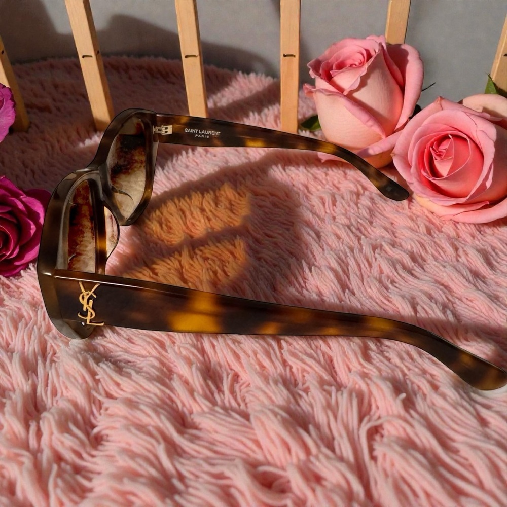 Saint Laurent Tortoise Shell Sunglasses